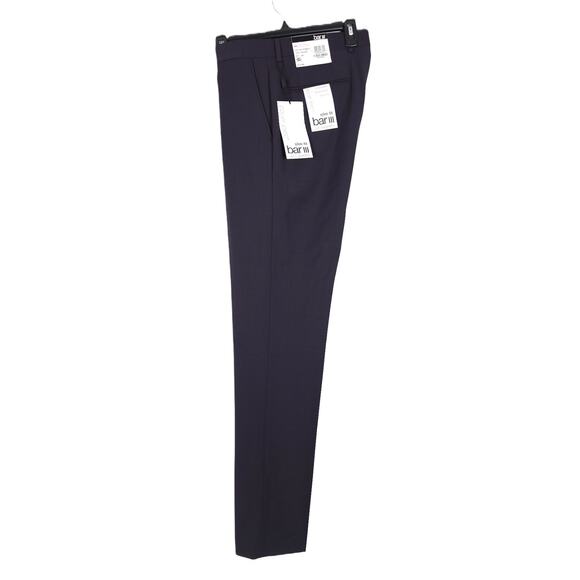 Bar III Slim-Fit Stretch Wool 2-Piece Suit Dark Burgundy Purple 40R 33x32 NWT - Picture 11 of 13